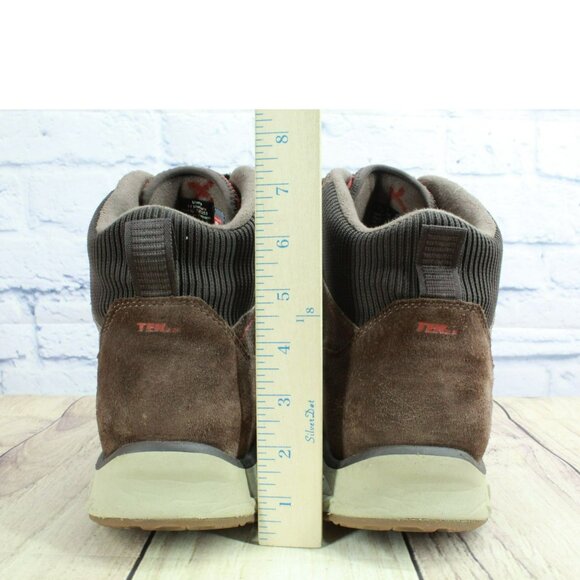 LL Bean Sneaker 5 Brown Suede Waterproof Insulated Winter Boots Size 14 M